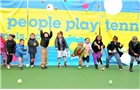 Parents & kids enjoying the new facilities at Bruce Castle Park